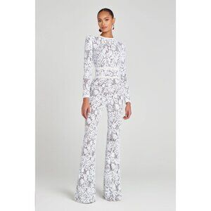 New Nadine Merabi Bella Lace Sequin Bridal Jumpsuit Wedding Dress Alternative